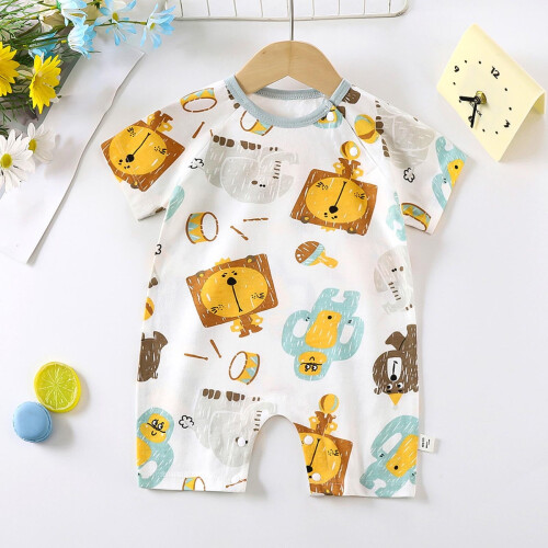 AVTOIFY baby short sleeve bodysuit white 0M 1