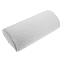 Travesseiro de espuma viscoelástica para uso doméstico, branco, para pernas e costas.