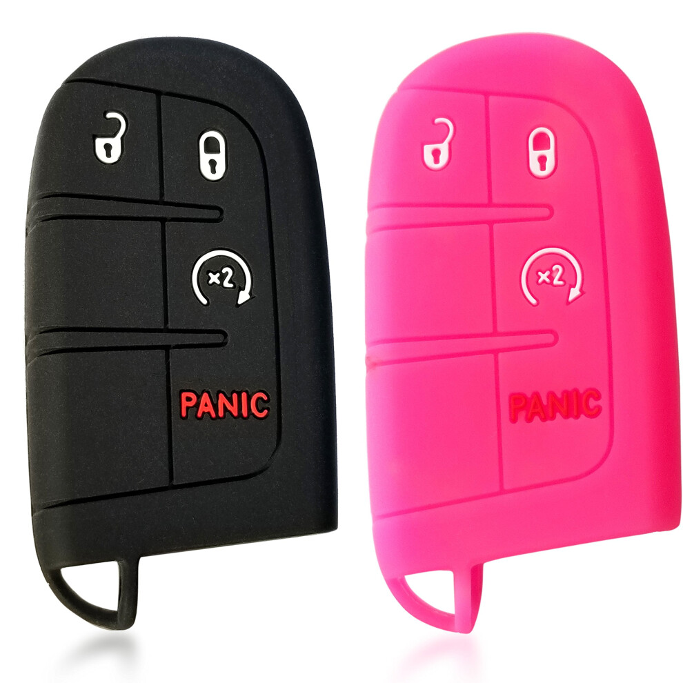 Silicone Smart Key Case For Dodge Ram Durango Challenger 962125400397