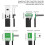 Silikonowy kabel USB-C do USB 480 Mb/s kątowy 1 m 5