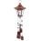 Solar Wind Chime Light Bronze Iron Hexagonal 51cm 2
