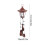 Solar Wind Chime Light Bronze Iron Hexagonal 51cm 3