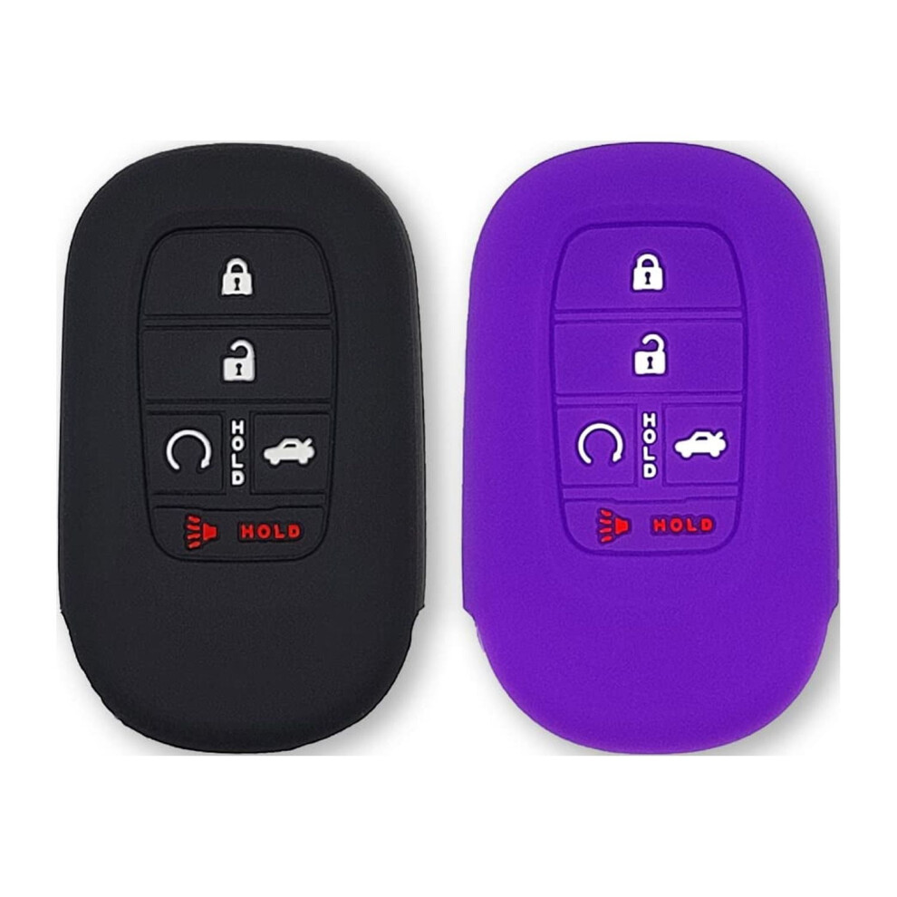 Silicone Key Fob Cover For Honda Civic Accord Cr-V Hr-V 962125405873