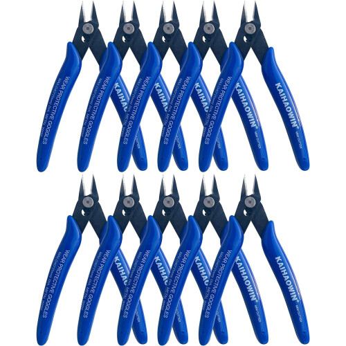 Small Wire Cutters 170 Flush Cut 10-Pack