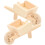 Mini Wood Wheelbarrow Set Rustic Decor 2-Pack 1