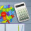 AuroraX desktop calculator 4-function portable 8
