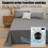 Drap-housse uni Elainilye pour lit double 4