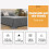Drap-housse uni Elainilye pour lit double 5