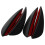 Unbranded front lip spoiler set 4 pcs universal fit 5
