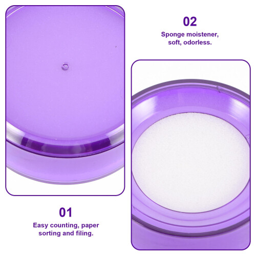 FRCOLOR finger moistener sponge cups 6 pcs 1
