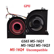 Laptop Cooler CPU GPU Cooling Fan For MSI GS65 GS65VR P65 MS-16Q2 16Q1 16Q3 MS-16Q4