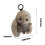 Mink Long-Ears Bunny Keychain Fluffy 4.7 Inch 3