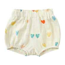 Girls Cotton Linen Bloomer Shorts 12-18 Months