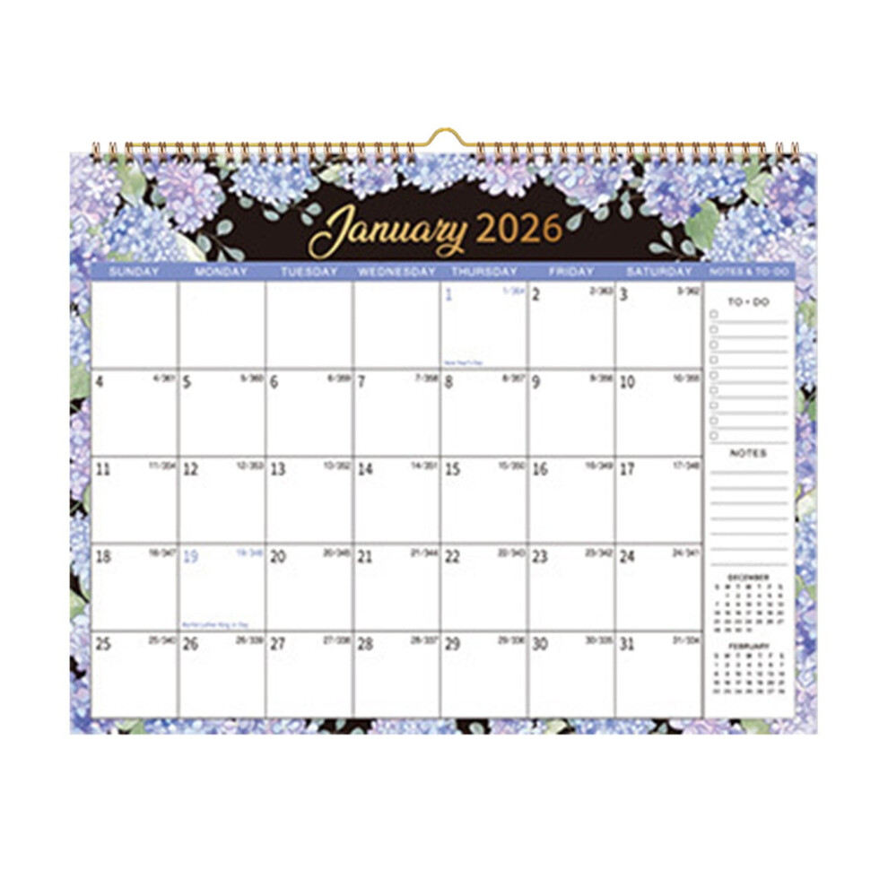 2026 Wall Calendar 12-Month Colorful Punch Card-image-OPC-PW8N9CS-NEW