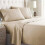 Twin Bunk Bed Sheets Set with 2 Pillowcases Taupe 1