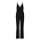 Jumpsuit Caol Feistithe Dubh do Mhná 5