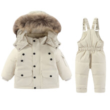 Toddler Snowsuit Set Beige