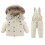 Toddler Snowsuit Set Beige 1