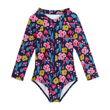 Girls' Long Sleeve Rash Guard Swimsuit UPF 50+ 12-24 Months