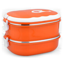 Izolovaná krabička na bento z nerezové oceli, 28 oz, 2 přihrádky