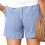 Dame badeshorts med elastisk midje og lommer 6