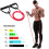 Exercise Resistance Bands Pull Rope Stretch Cord Set 4