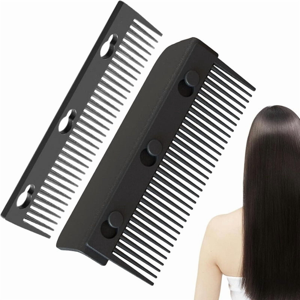 Flat Iron Comb Attachment Clip-On for Hair Straightening