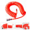 Air Compressor Hose with Red PU Spring Spiral 1 Pack 3