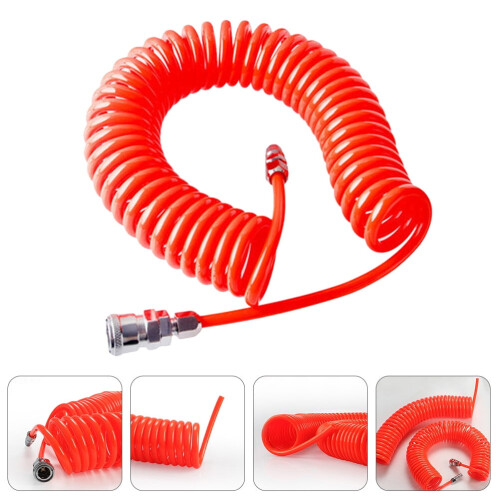 Retractable Air Compressor Flex Hose Red 600x2 cm 1 Pack 2
