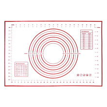 Tapis de cuisson en silicone antidérapants et antiadhésifs, réutilisables, pour la pâtisserie, les biscuits, le pain, les pizzas et les tartes.
