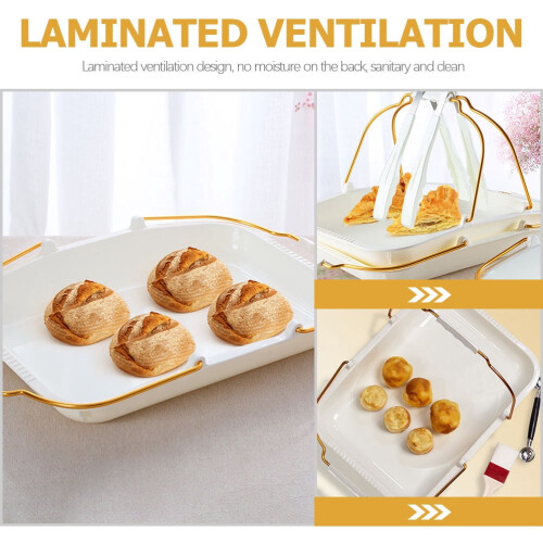 Rectangular Serving Tray PP Plastic 1 Piece 1