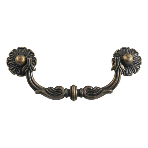 Maniglie per cassetti in bronzo anticato, interasse 3,3 pollici.