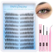 Sada pro prodloužení řas Wispy Lash C-Curl 180 ks s fixačním lepidlem