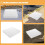 Concrete paver mold white PP 2 pcs 7