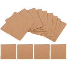 Cartoncini porta orecchini in carta kraft, 50 pezzi