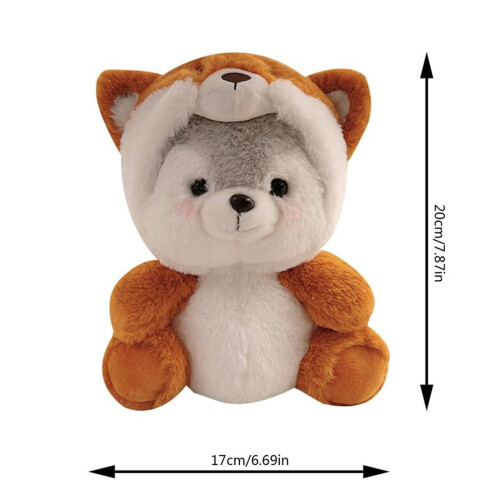 Husky pluche knuffel in koala-outfit (1 stuk) 2