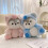 Husky pluche knuffel in koala-outfit (1 stuk) 4