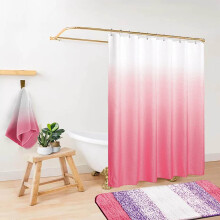 Rideau de douche à texture gaufrée, ultra-résistant, 180 x 180 cm