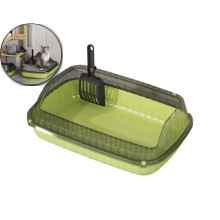 Cat Litter Box Semi-Enclosed Portable Splash-Proof for