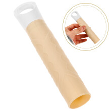 Embouts de manche ergonomiques en plastique beige (2 pièces)