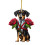 Pingente de acrílico rosa com desenho de cachorro (1 peça) 1