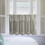 White ruffle window panel curtain 1 piece 8
