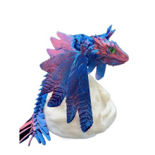 3D tlačená figúrka draka, dekorácia na stôl, 1 kus