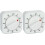 Square mechanical kitchen timer with magnet and loud alarm 1