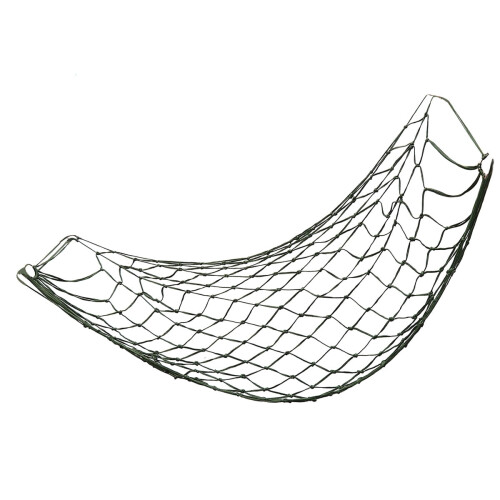 Black Outdoor Rope Hammock Nylon Mesh 1 Pc