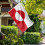 Greenland flag polyester 3x5 feet with brass grommets 6