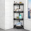 Bathroom Corner Shelf 4-Tier 31.5x13.6 in 1