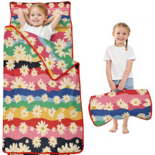 Pioneer Flower Floral Print Pattern Toddler Nap Mats for Kids Preschool,Sleeping Mat Bag or Kids,Toddler Sleeping Bag,Toddler Nap Mat or Daycare