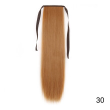 Haarverlängerung für geraden Pferdeschwanz, Naturbraun, 86 cm (34 Zoll)
