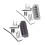 E-Gitarren-Sattel-Tremolo-Brückensystem (1 Set) 8